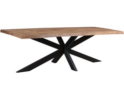 Brix - Bruine Eetkamertafel - 240 cm - Mangohout