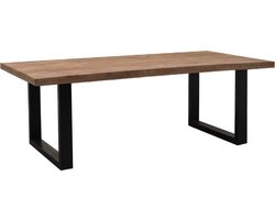 Brix -  Bruine Eetkamertafel -  Mangohout  - 160x90 cm