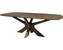 Brix - Eetkamertafel Montreaux - Bruin - Mangohout - 220 cm