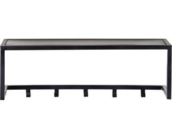 Brix - Kapstok Brix Abby Black - Mangohout / Gecoat Staal