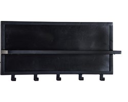 Brix - Kapstok Brix Caro Black - Mangohout / Gecoat Staal