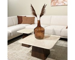 Brix - Salontafel - Brix Bottecino 75cm - Beige