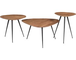 Brix - Salontafel Brix Loua - 70x70x39 - Mangohout