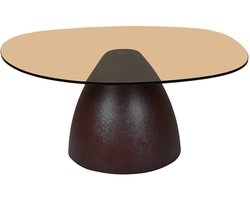 Brix - Salontafel - Brix Mylon Brown 86cm - Bruin