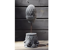 Brocante zuil met Artisjok