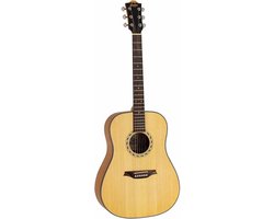 Bromo BAB1 Western – Sparren Bovenblad, Mahonie Kast, Amara Ebony Brug, Cowboy Rope Rozet, Satijn Naturel Afwerking