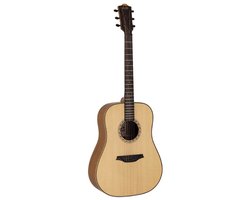 Bromo BAT1 Dreadnought – Massief Sparren Bovenblad, Mahonie Kast, Abalone Inleg, Satijn Afwerking