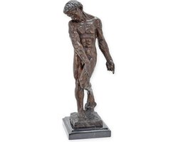 Brons beeld - Adam van Rodin - sculptuur - 37 cm hoog