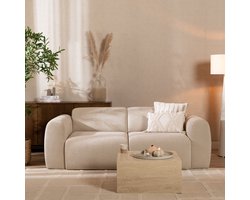 Bronx71® 2,5-zits bank Maine chenille stof beige