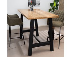 Bronx71® Bartafel Lena eikenhout 160 x 80 x 106 cm
