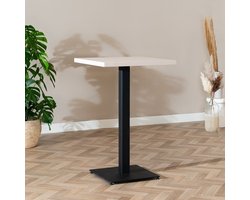 Bronx71® Bartafel Nils melamine beige 70 x 70 x 109 cm