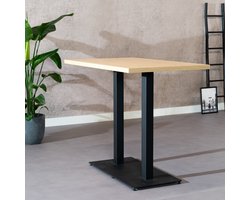Bronx71® Bartafel Nils melamine eiken 140 x 80 x 109 cm
