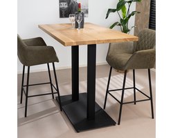 Bronx71® Bartafel Sven eikenhout 140 x 80 x 109 cm