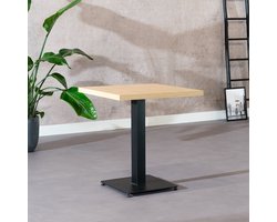 Bronx71® Bistrotafel Nils melamine eiken 70 x 70 cm
