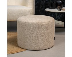 Bronx71® Bouclé poef Nora beige