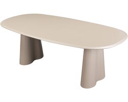 Bronx71® Eetkamertafel Cosmo 220 x 110 cm taupe