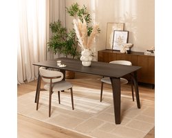 Bronx71® Eettafel Flint walnoot 160 x 90 cm