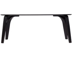 Bronx71® Eettafel Flint zwart 160 x 90 cm