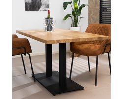 Bronx71® Eettafel Sven eikenhout 140 x 80 cm