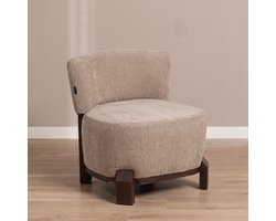 Bronx71® Fauteuil Bliss velvet beige