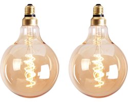 Bronx71® Lichtbron LED bol Ø12,5 cm (set van 2) gold