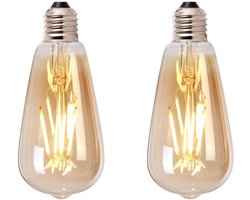 Bronx71® Lichtbron LED druppel 14,5 cm (set van 2) gold