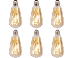 Bronx71® Lichtbron LED druppel 14,5 cm (set van 6) gold