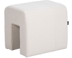 Bronx71® Modulaire hocker Seth chenille off white