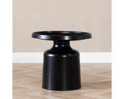 Bronx71® Salontafel Donna rond metaal zwart - Salontafel rond