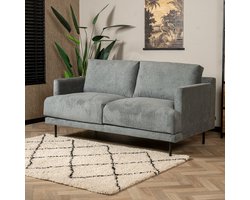 Bronx71® Scandinavische bank 2,5-zits Denver antraciet stof gemêleerd