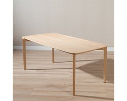 Bronx71® Scandinavische eettafel Cala naturel eiken 180 x 90 cm