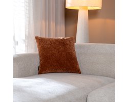 Bronx71® Sierkussen Day chenille terracotta 45 x 45