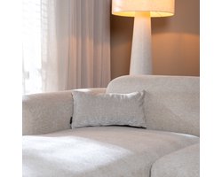 Bronx71® Sierkussen Evi chenille sand 25 x 45