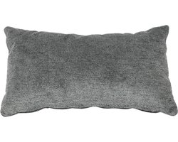 Bronx71® Sierkussen Myles stof gemêleerd antraciet 25 x 45 cm