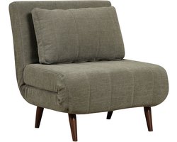 Bronx71® Slaapfauteuil Hanna gerecyclede stof groen
