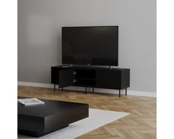 Bronx71® Tv-meubel Ray zwart eiken 150 cm