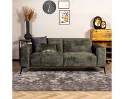 Bronx71® Velvet bank 2,5-zits Vegas donkergroen