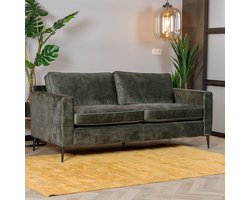 Bronx71® Velvet bank 3-zits Florida groen