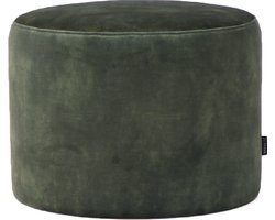 Bronx71® Velvet poef Beau donkergroen