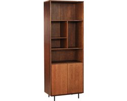 Bronx71® Wandkast Bradley rustiek eiken 80x220 cm