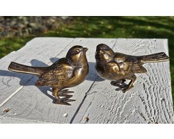 Bronzen Beeld Mussen Set