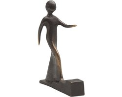 Bronzen beeldje Stap voor stap