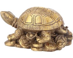 Bronzen Schildpad Ambachtelijke Decoratie - Levensechte Dierlijke Vorm - Langdurige Levensduur - Geluk - Woonkamer Entree - Chinees thema