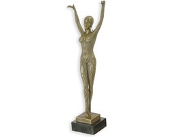 Bronzen sculptuur Dourga kunstbeeld van hoogwaardig brons – decoratief beeld voor interieur, spiritueel kunstwerk en luxe woondecoratie