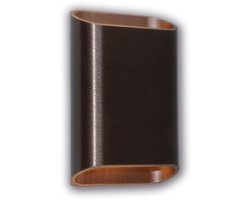 Bronzen Wandlamp Diaz S Donker Brons IP54 LED