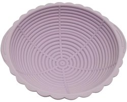 Broodmand van siliconen, antiaanbaklaag, ideaal voor het gisten van zuurdesembrood, essentieel gereedschap voor het maken van keukenbrood （Paars）