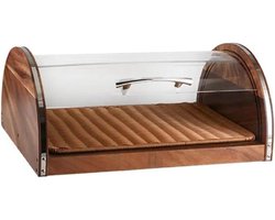 Broodtrommel Hout - Keuken Opberger - Brood Bewaren - Stijlvol Design - Middel Groot - Houtkleur