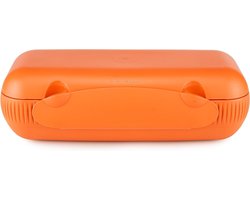 Broodtrommel - Lunchbox Brooddoos - Lunch Meenemen - Robuust Ontwerp - Rechthoekig - Oranje