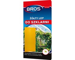 BROS Kas ongediertebestrijding klevend geel 10 stuks