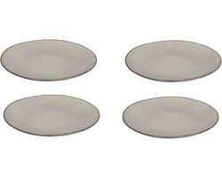 Broste Copenhage Nordic Sand servies dinerborden set van 4 Ø 26 x H 2,5 cm - Dinner plate